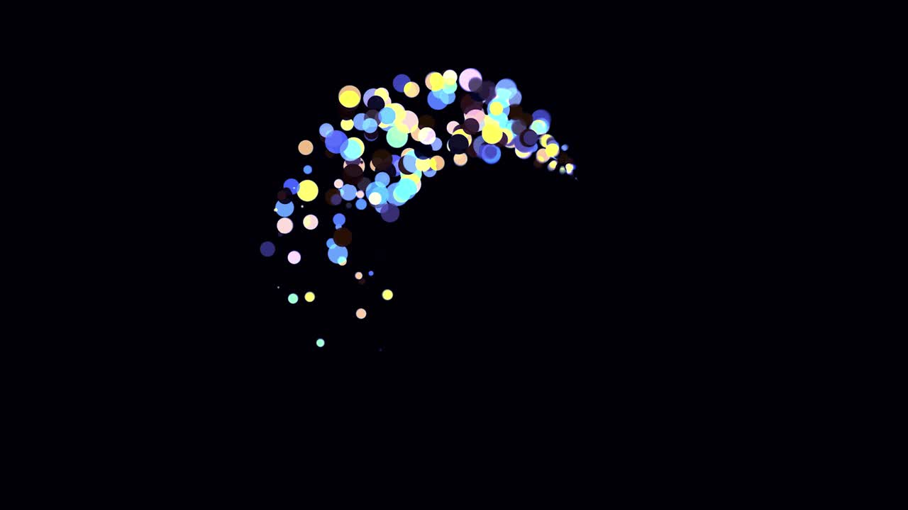 동그라미와 화려한 추상적 인 배경