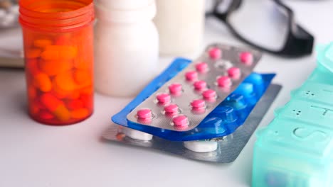 organizador de medicamentos e pílulas