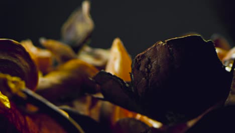 dried botanicals close-up