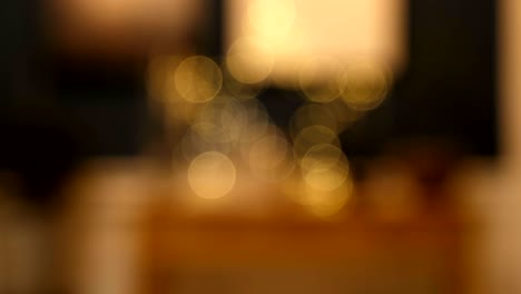 el fondo de las luces de navidad desenfocadas