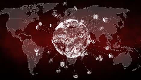 Animation-of-globe-with-connections-and-data-processing