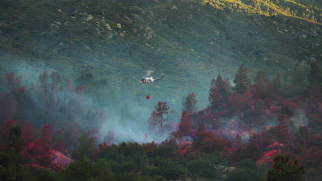california kern county wildfire, helicopter dropping fire retardant