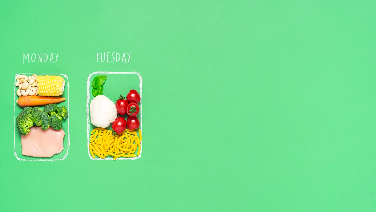 식사 준비: 운동을 멈추고 식사 계획을 세우고 매일 식사를 조직합니다.