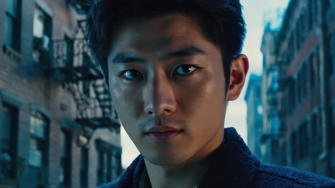 Man in an urban setting