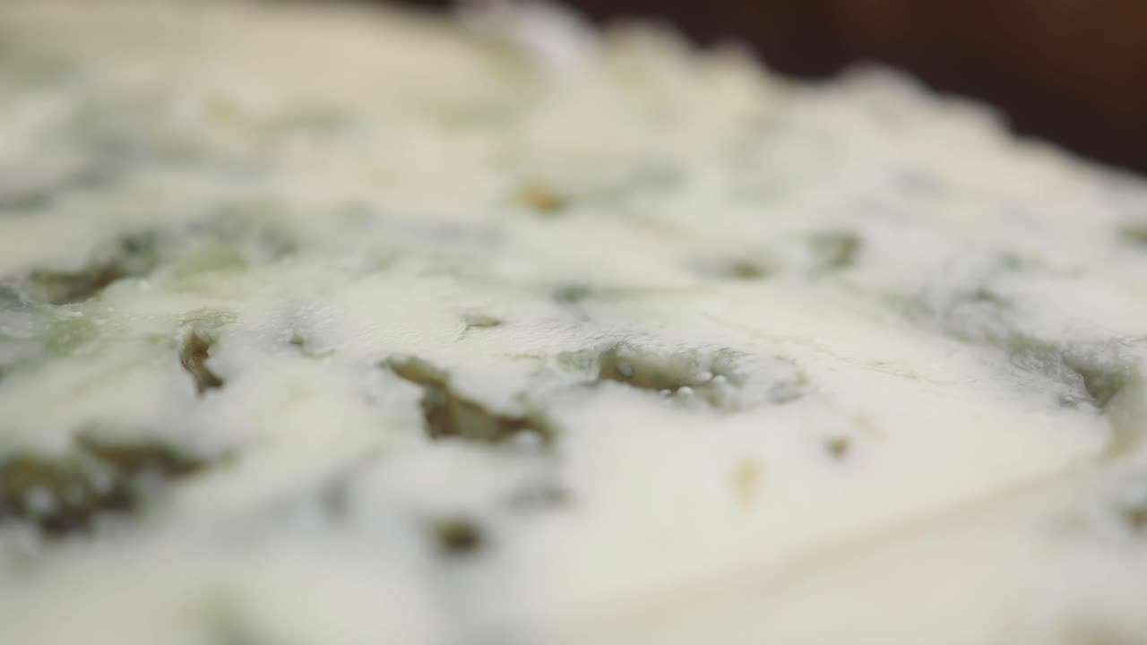 Close Up of Blue Cheese with Mold Veins