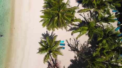 Cook-Island---Flug-über-Den-Weißen-Sandstrand-Auf-Der-Insel-Rarotonga