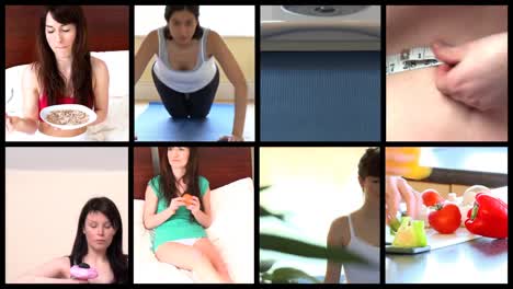 animación especial que presenta el concepto de vida saludable