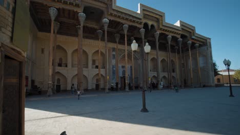 乌兹别克斯坦布哈拉(uzbekistan bukhara) - - 乌兹贝克斯坦的布哈拉清真寺(bukhara bolu hauz mosque)建于1718年,是世界上最大的清真寺之一