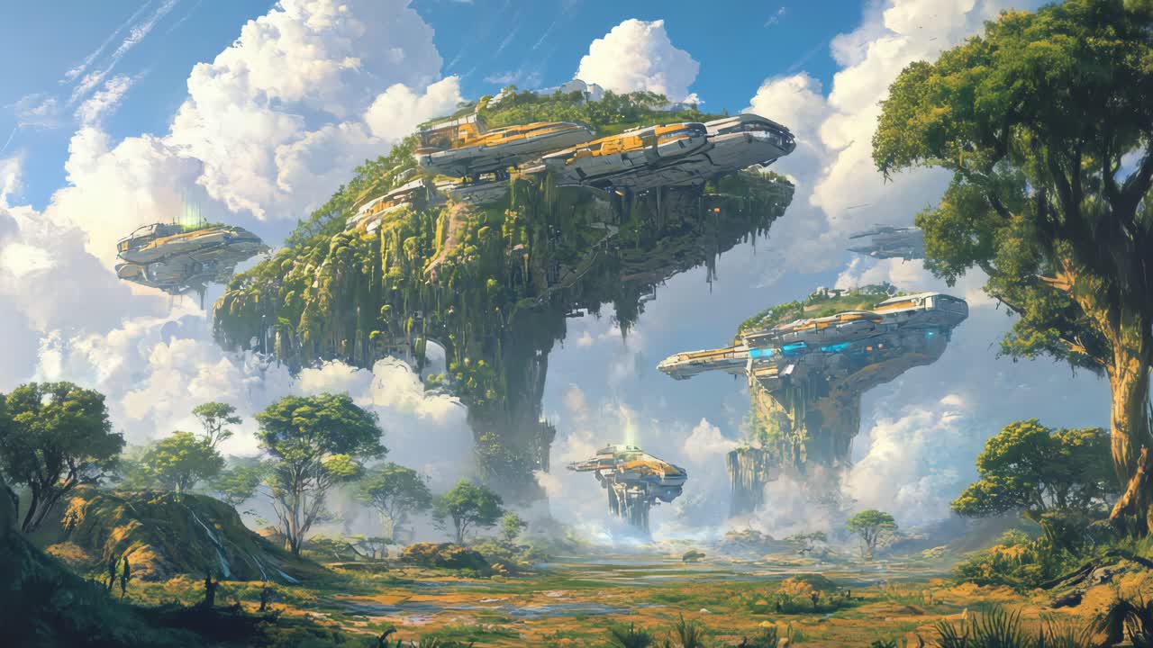 Floating Islands in the Clouds