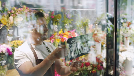 Florist Opening and Closing Signs