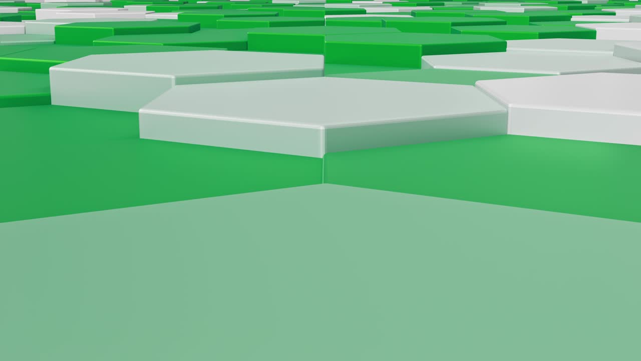 6각형 패턴 점프, 4k 배경, cg 애니메이션 스 루프 비디오