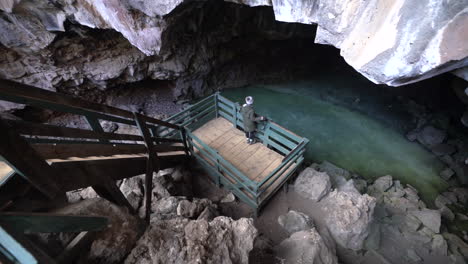 bandera volcano ice cave, new mexico usa