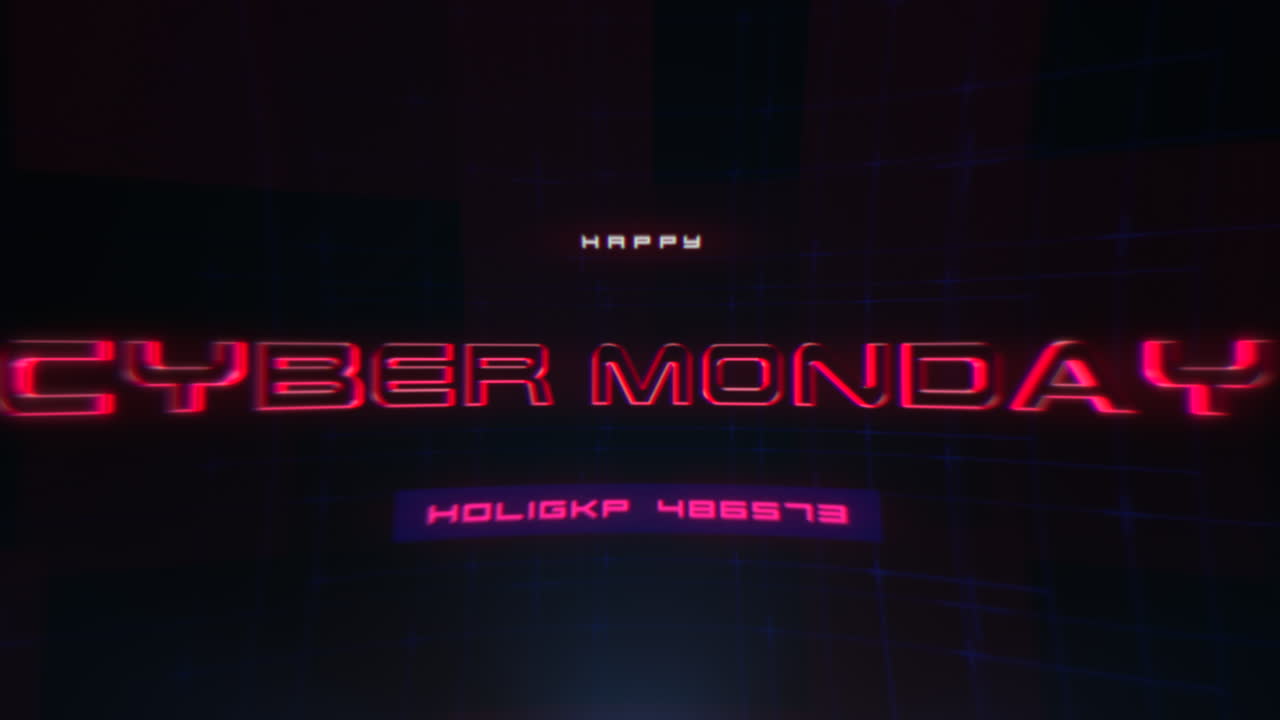 Cyber Monday su schermo di computer