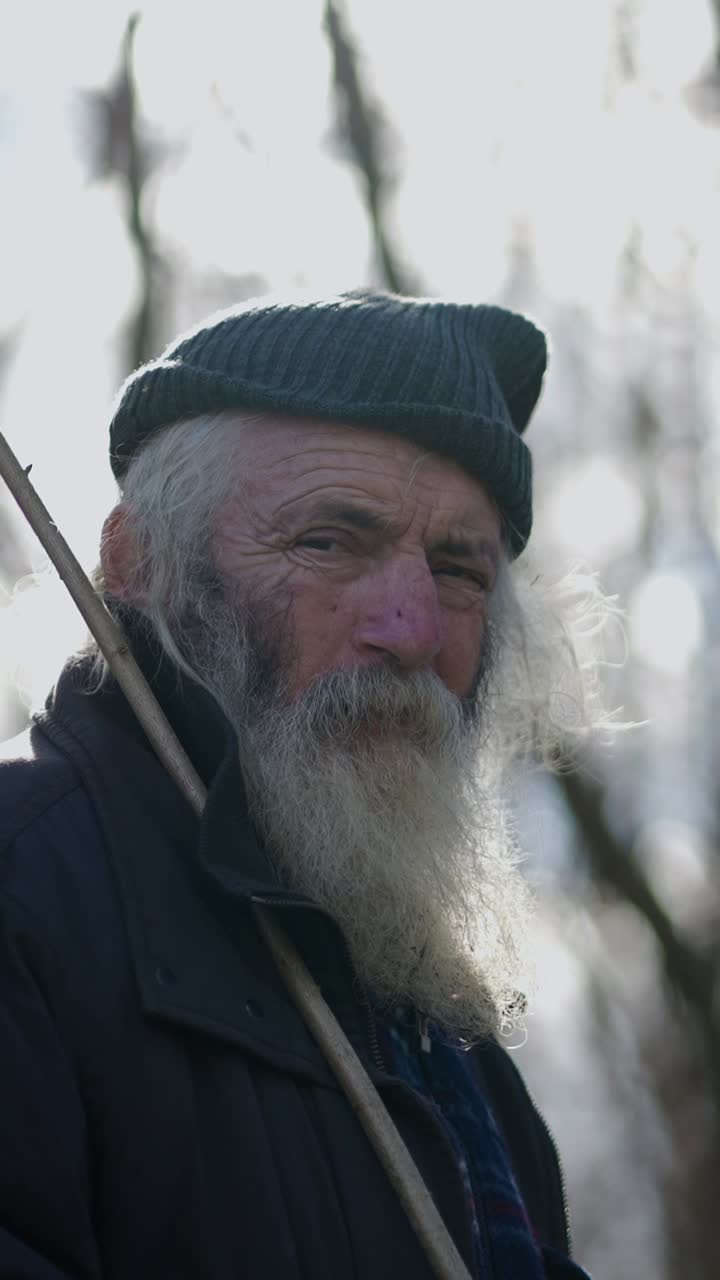 Portrait of an Elderly Man with Beard and Hat