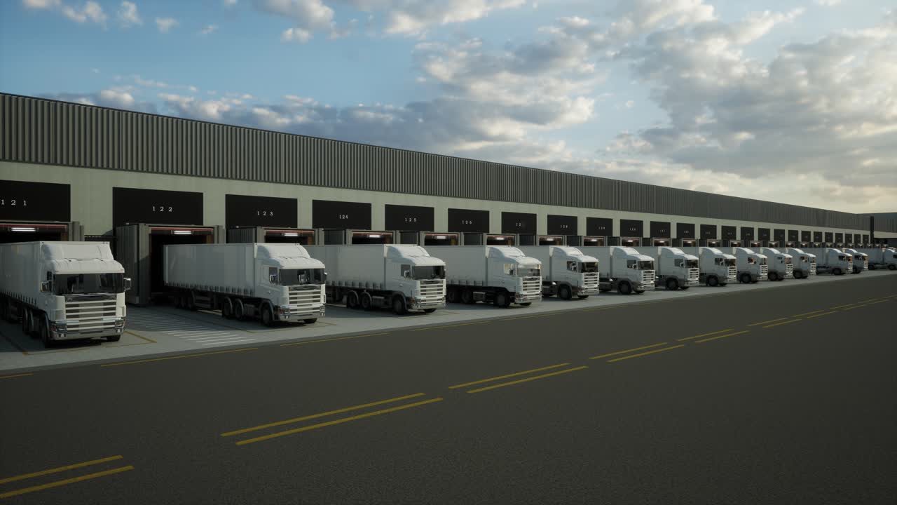 Trucks at Loading Dock