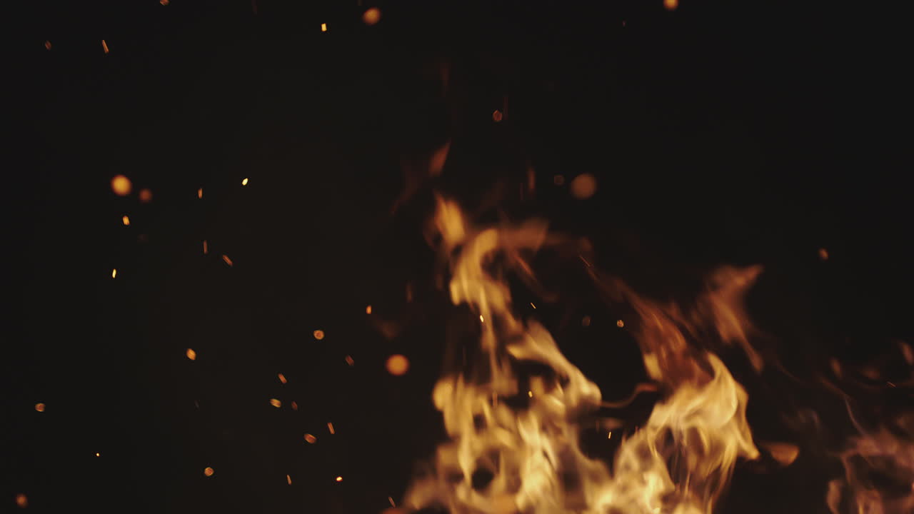 Flames and Sparks in the Dark