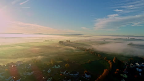 breathtaking rural germany landscape aerial drone in 4k