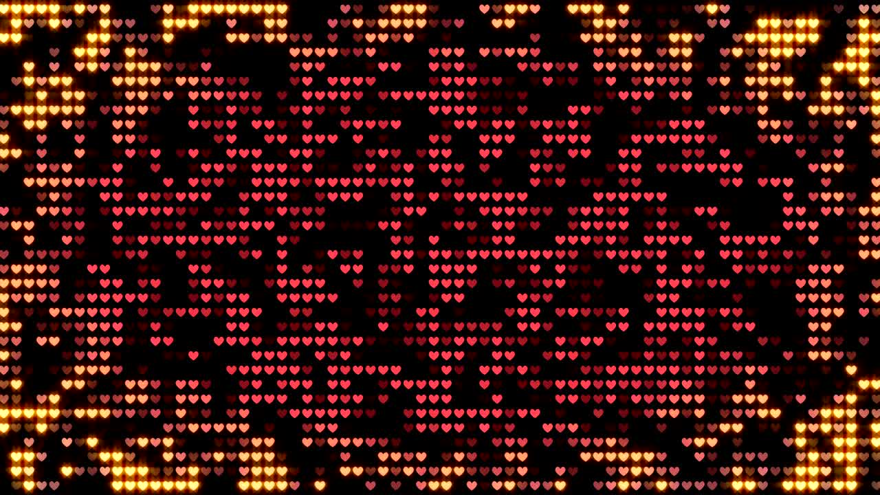 Red hearts. Happy Valentines day background. 3D rendering