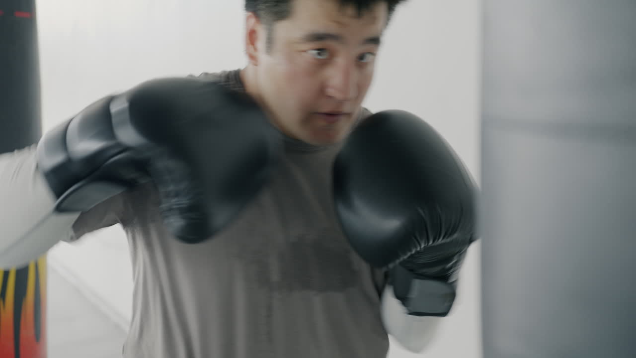 남자 권투 훈련