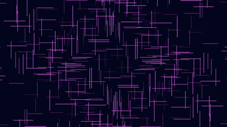 Purple grid symmetric arrangement of horizontal and vertical lines