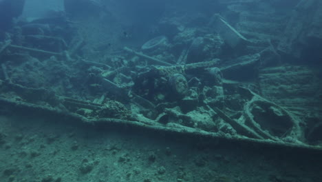 ss thistlegorm is one of the most famous wrecks in the world carrying military equipment during the world war ii , it attracts many divers for the amount of the cargo that can be seen and explored