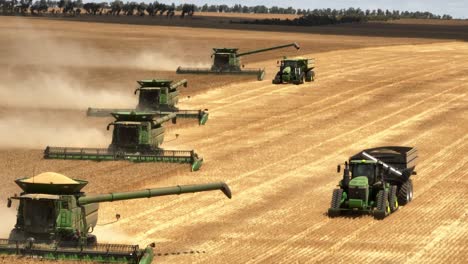 broad acre grain harvesting in western australia