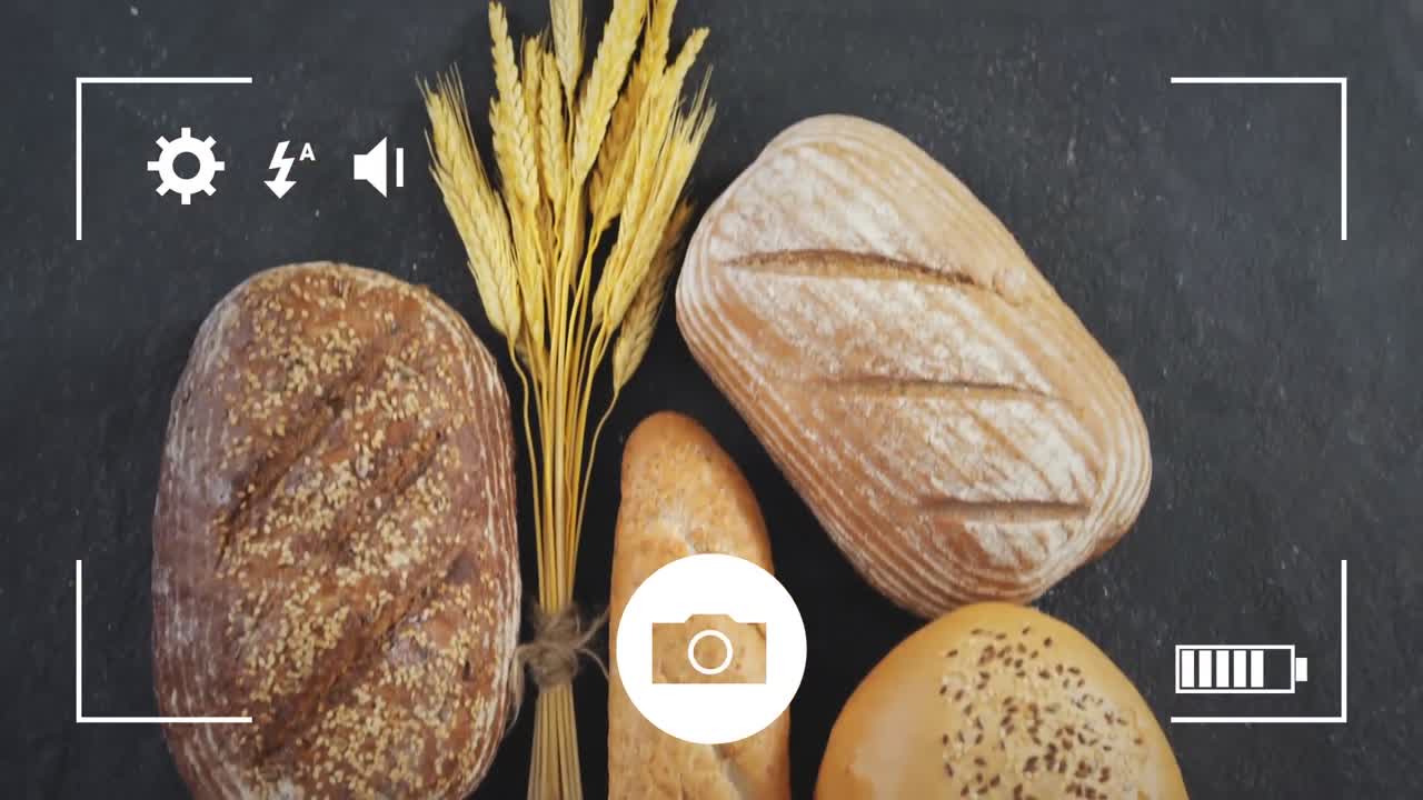 tomar fotos de los alimentos con una cámara digital