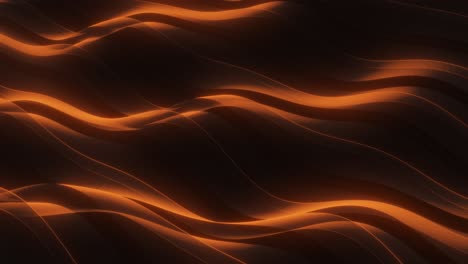 abstract orange waves