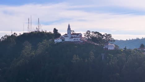 Monserrate-Heiligtum-In-Bogota-In-Cundinamarca,-Kolumbien