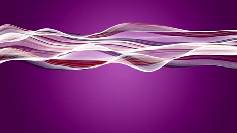 fantastic animation with wave object in slow motion, 4096x2304 loop 4k