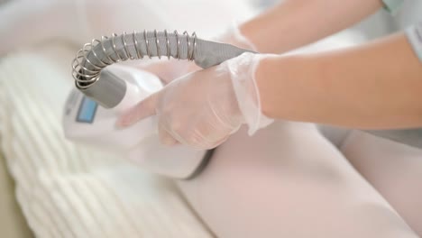 vacuum-roller body massage in the clinic of modern cosmetology