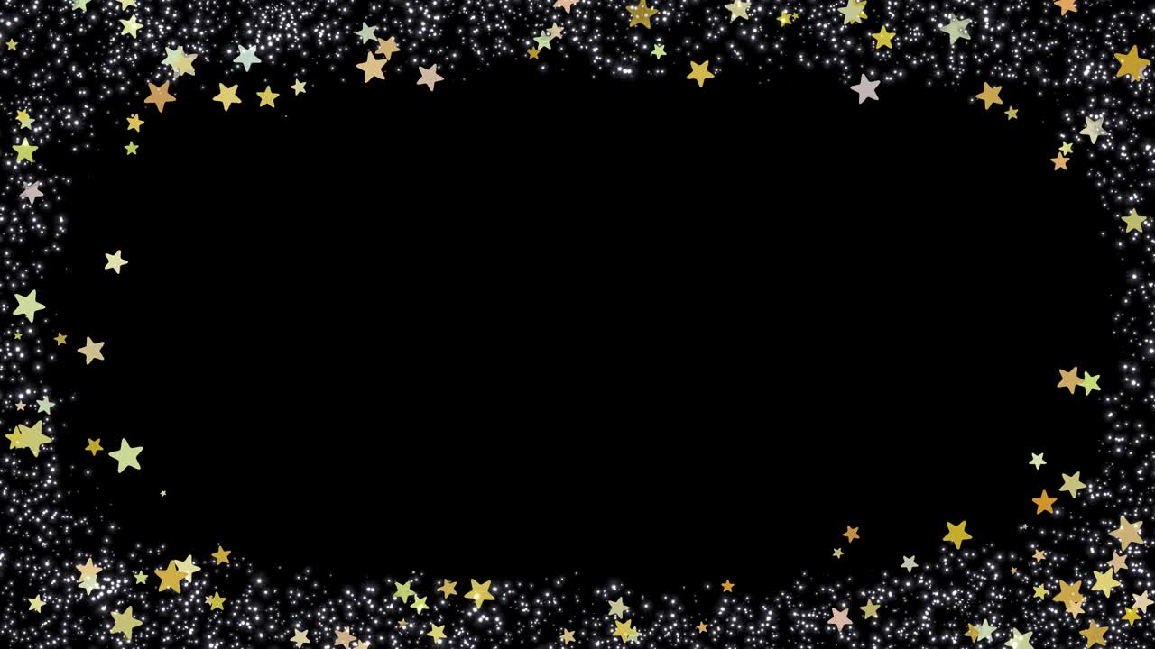 アニメ化されたディフォーカスドサークルドットカラフルな星アルファ 縦または水平を使用できます