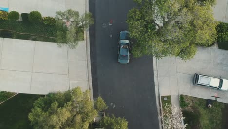 afternoon drone view and moving upward from one of the palos verdes road in palos verdes estates, california