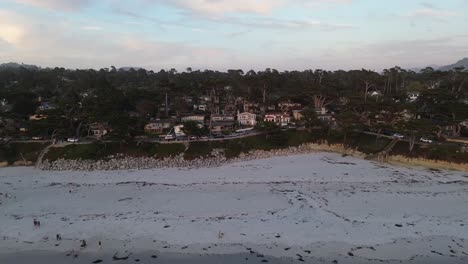 carmel by the sea drone view