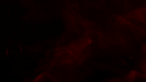 realistic red dry ice smoke clouds fog overlay for different projects at black background. slow