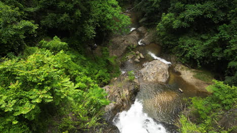Fresh-waterfall-in-Krabi-in-a-luxuriant-environment