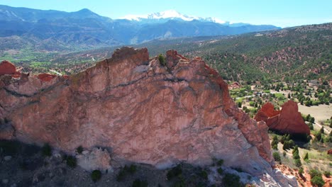 garden of the gods in colorado springs cliff 2