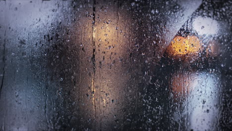 rain drops on window glass, water, liquid, wet, loop background, raindrop, condensation on glass, rainy weather