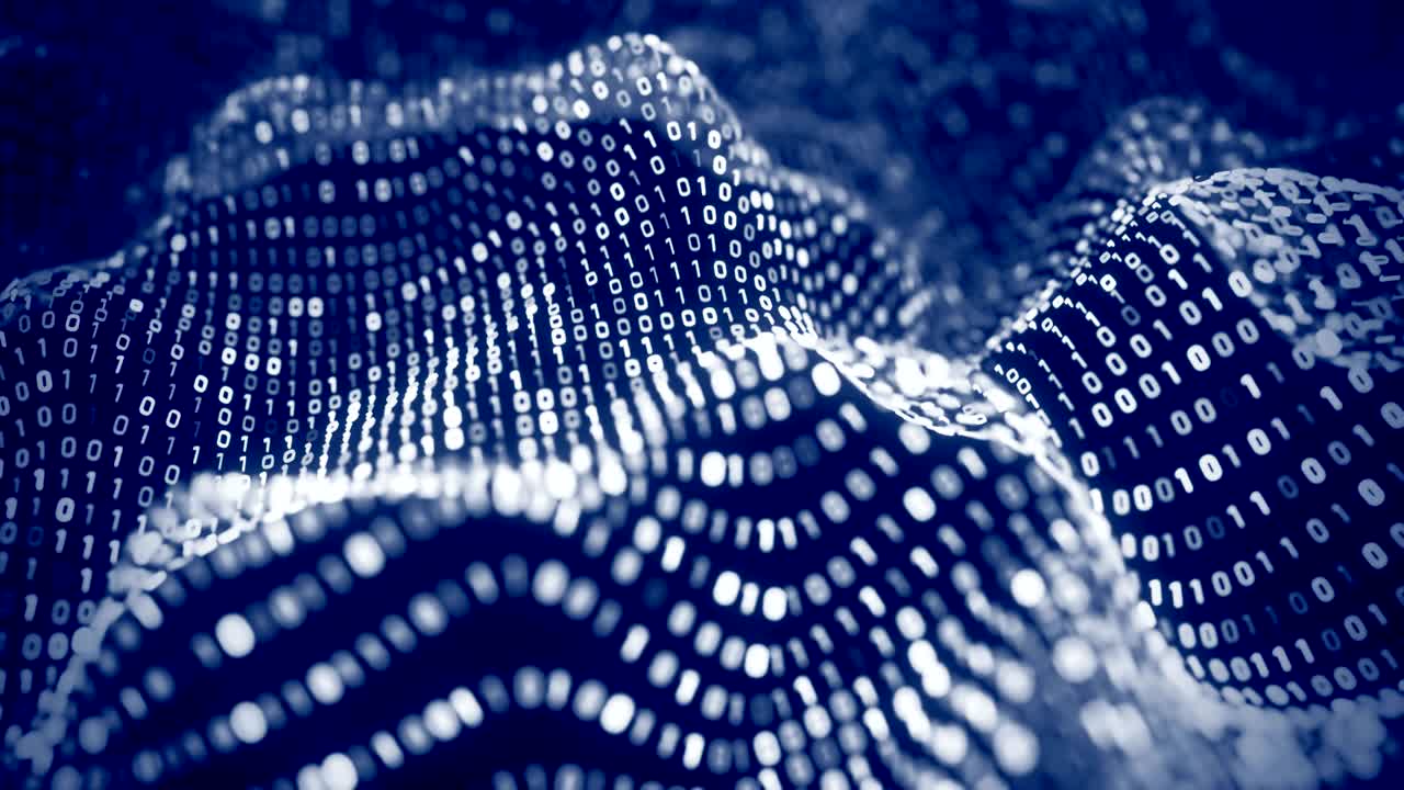 4K Abstract Binary Matrix.