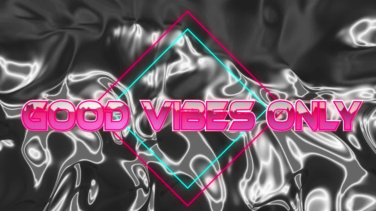 디지털 추상 공간에서만 좋은 진동의 애니메이션