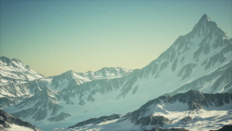 the alps from the titlis peak