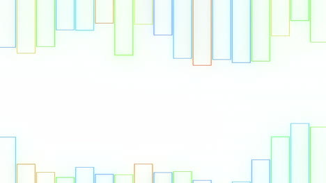 abstract colorful bar graph background