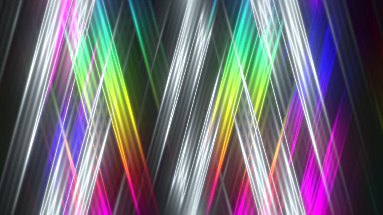 Abstract Colorful Light Streaks