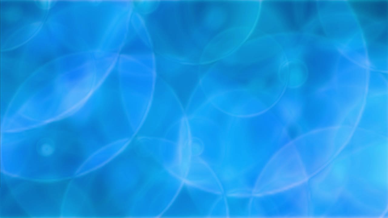 animación abstracta de círculos azules que se encogen y crecen