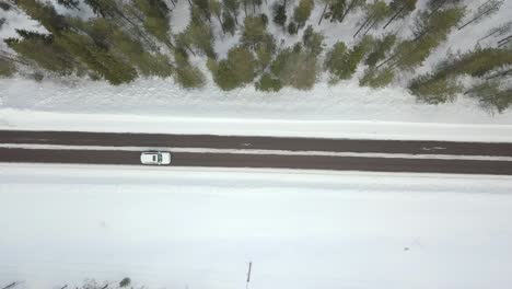 winter icy road conditiond in finnish lapland-6