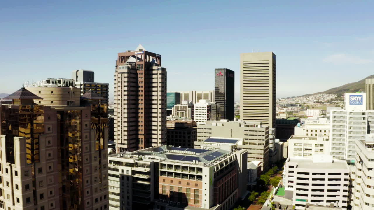 imágenes de video de 4k de una ciudad