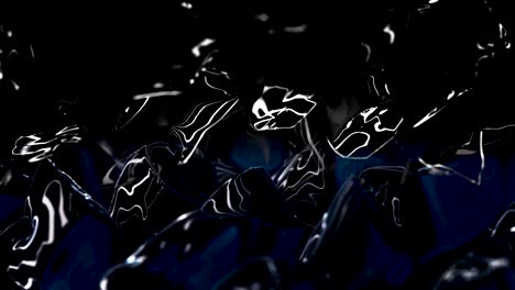 abstract dark blue liquid shapes