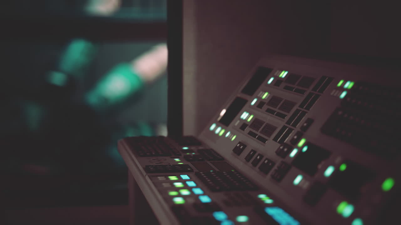 panel de control de un dispositivo de investigación de la cosecha