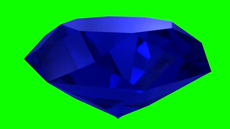 sapphire blue diamond gemstone gem stone spinning wedding background loop 4k