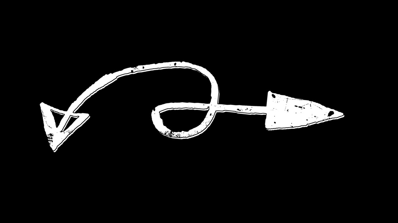 Animated Hand-Drawn Grunge Arrow Pointing Right